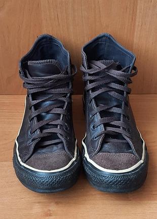 Шкіряні кеди converse all star