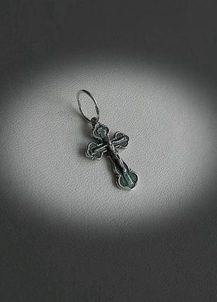 ✝ підвіска хрест срібло хрестик кулон