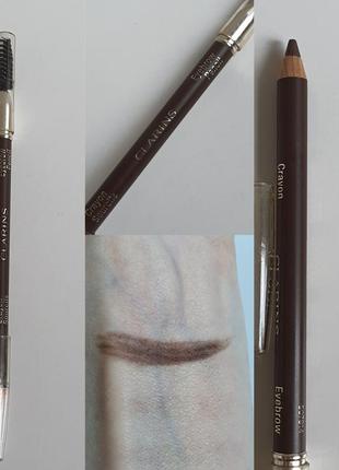 Карандаш для бровей clarins crayon sourcils2 фото