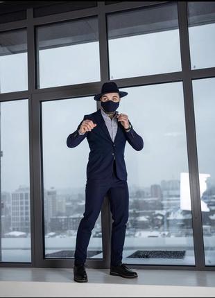Класичний чоловічий брючний костюм українського бренду dikenz2 фото