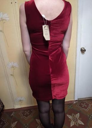 Бархатное платье2 фото