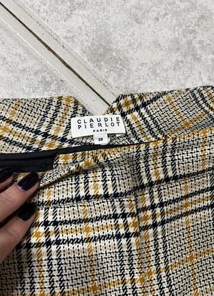 Дизайнерські брюки у клітинку claudie pierlot paris