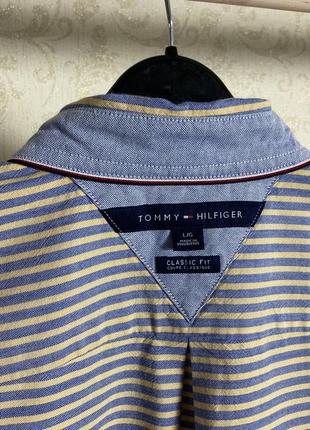 Тенниска tommy hilfiger в полоску7 фото