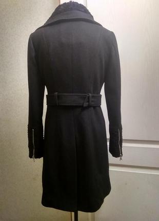 Фирменное чёрное пальто guess6 фото