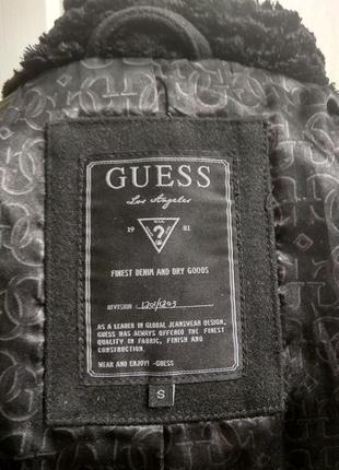 Фирменное чёрное пальто guess5 фото