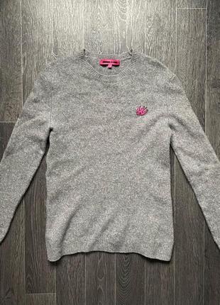 Шерстяной свитер с кашемиром от известного дорого бренда