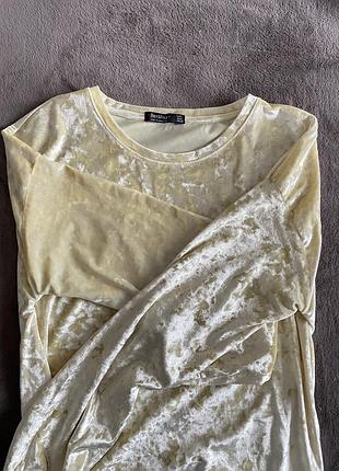 Трендова оксамитова кофточка