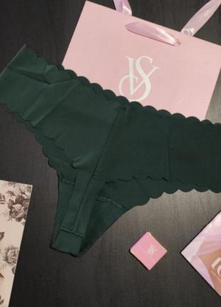 Акція від 3х шт бесшовные трусики стринги тонги р.м💕victorias secret виктория сикрет вікторія сікрет оригинал4 фото