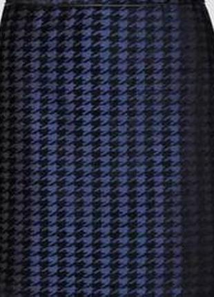 Orsay 💙🖤💙мини юбка (гусиная лапка)2 фото
