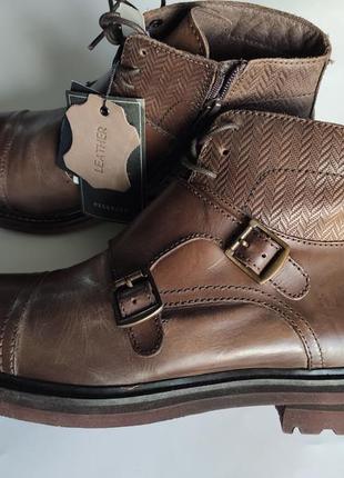 Ботинки мужские reserved на 42 р. (41,5 eu по бирке) новые коричневые4 фото