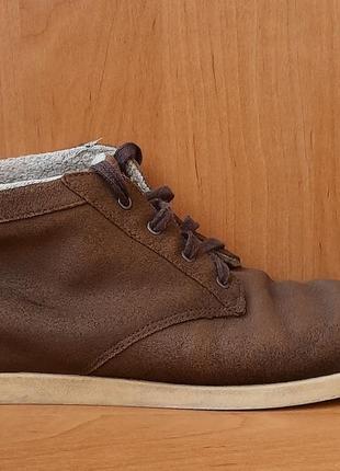Мужские кожаные ботинки lacoste8 фото