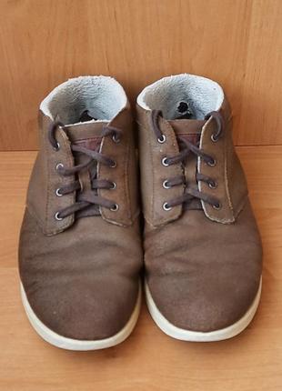 Мужские кожаные ботинки lacoste1 фото