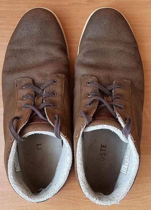Мужские кожаные ботинки lacoste2 фото