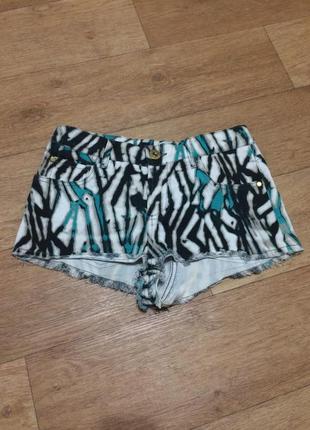 Джинсовые шортики с высокой посадкой river island