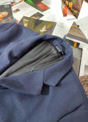 Темно-синє , легке , подовжене пальто від livergy4 фото