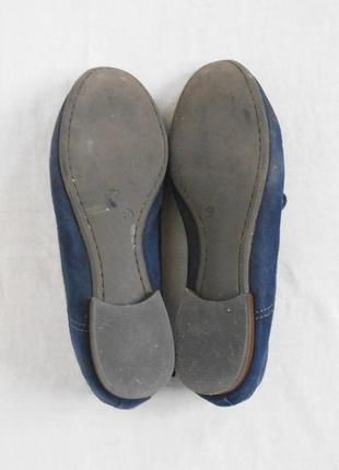 Замшевые туфли лоферы на шнуровке4 фото