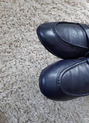 Шикарные стильные кожаные туфли лоферы с технологией insolia flex  m&s, p. 417 фото