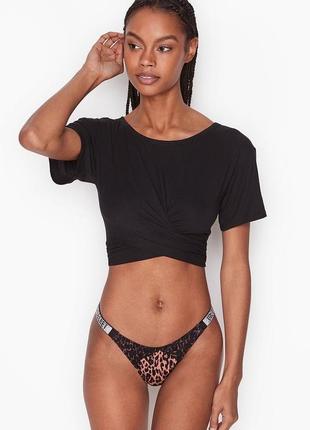 Бразилианы с камушками леопардовые victoria's secret4 фото