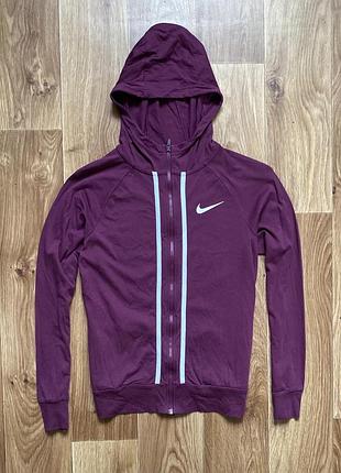 Nike - кофта с капюшоном на молнии зип худи женское размер xs-s