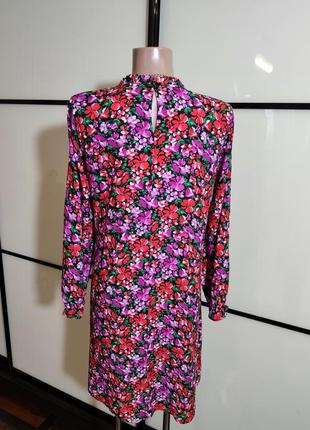 M&co petite чудесное яркое платье в цветочный принт  uk 127 фото