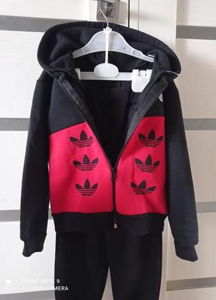 Новий!!!теплий дитячий спортивний костюм для хлопчика на флісі