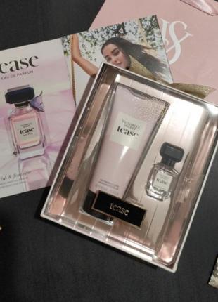 Идея для подарка 🎀 парфумированный набор мини духи+лосьон премиум коллекции tease💕victorias secret виктория сикрет вікторія сікрет оригинал