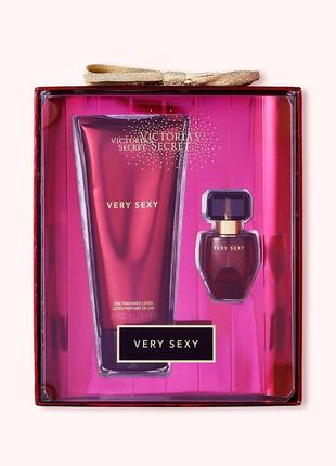 Ідея для подарунка🎀 парфумированный набір міні парфуми+лосьйон преміум колекція very sexy💕victorias secret вікторія сікрет вікторія сікрет оригінал