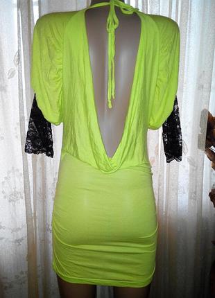 Туника салат гипюр. 2