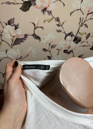 Кофта блузка bershka бершка з воланами рукавами ошатна кофта4 фото