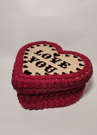 Коробка-серце, подарункова коробка, подарунковий бокс, подарунок до дня святого валентина9 фото
