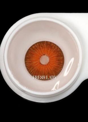 Лінзи кольорові для очей (є опт) блакитні new york n hazel підходять для світлих очей