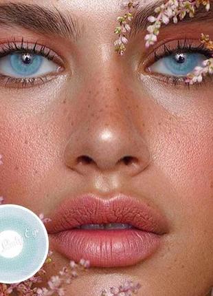 Линзы цветные для глаз freshlady голубые pixie blue