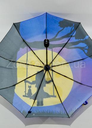 Жіноча парасоля автомат сатін5 фото