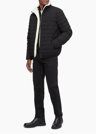 Чоловіча куртка calvin klein original (sherpa full zip puffer jacket)1 фото