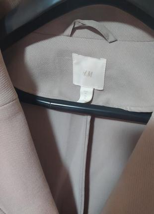 Короткое легкое пальто блейзер от h&m,p. m8 фото