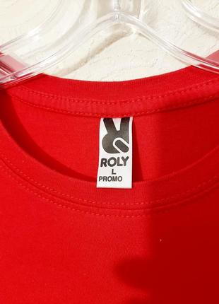 Poly испания стильная футболка красная надпись coca-сola мужская3 фото