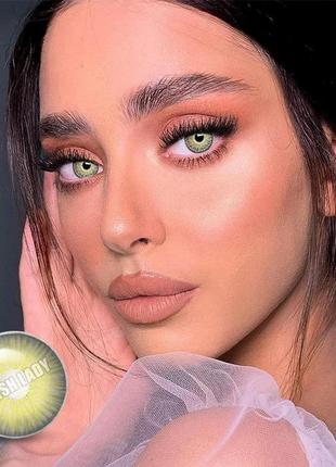 Лінзи кольорові сірі (є опт) plus new york natural grey colored підходять для світлих і темних очей