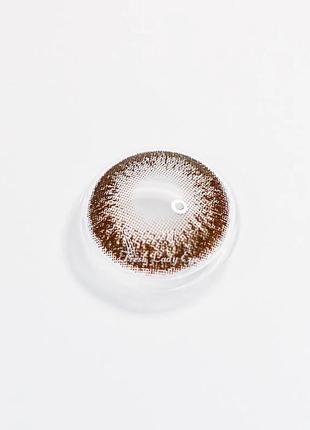 Лінзи кольорові для очей (є опт) коричневі карі sepia brown підходять для світлих очей