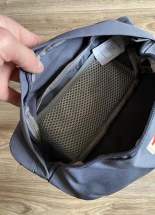 Бананка fjallraven kanken, топ качество, сумка на пояс, поясная сумочка, спортивная, не намокает, зеленая, хакки, фялравен, канкен, серый6 фото