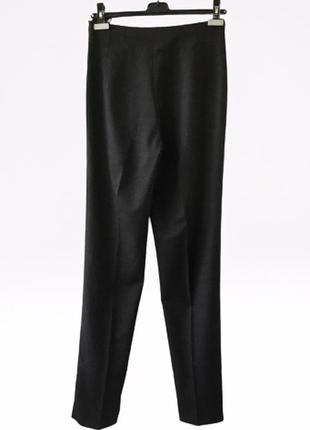 Длинные (110см) шерстяные (96%) зауженные брюки премиум бренда piazza sempione, италия3 фото