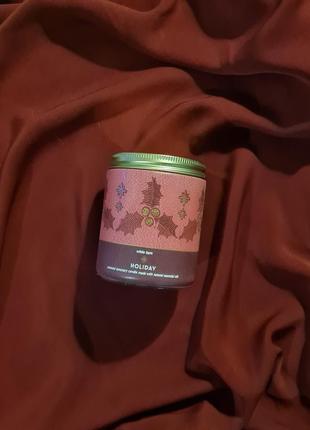 Holiday bath and body works свічка оригінал свічка 1 гніт з маслами на подарунок америка