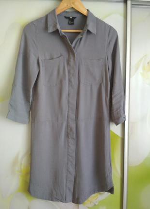 Актуальне плаття сорочка туніка, віскоза,h&m, p. 34