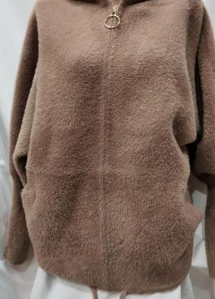 Куртка с шерстью альпаки без подкладки еврозима5 фото