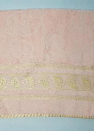 Лицевое полотенце hanibaba klon 50*90см(р) персиковый1 фото