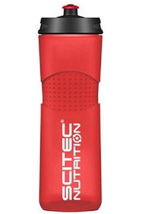 Спортивная бутылка для воды scitec nutrition bike bottle red (650 мл.)