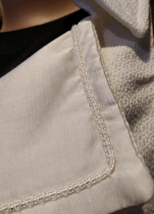 Шикарный белый пиджак кардиган плащ трэнч3 фото