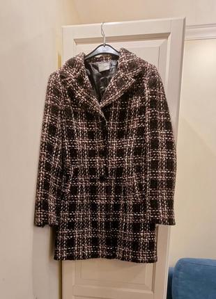 Классическое твидовое пальто motivi