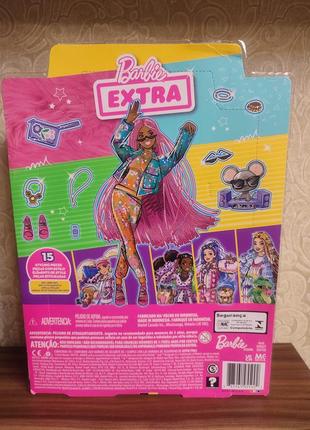 Оригинал барби экстра модная розовые афрокосички barbie extra doll 104 фото