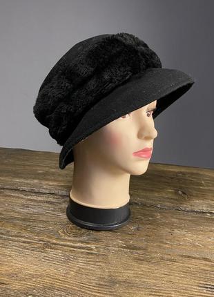 Шляпа фетровая черная hat box, made in uk, качество