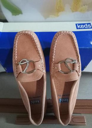 Keds usa туфли мокасины  замша оригинал7 фото